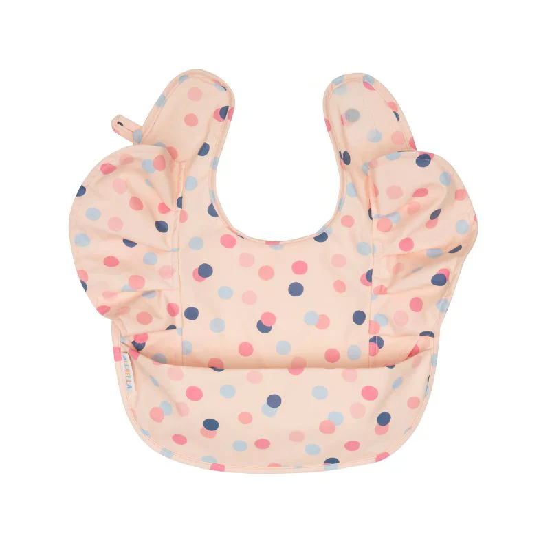 All4Ella Recycled Frills Bib - Confetti - Image 2