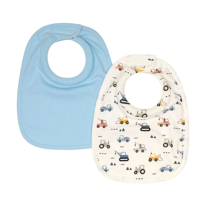 All4Ella Roll Neck Bibs 2 Pack - Diggers