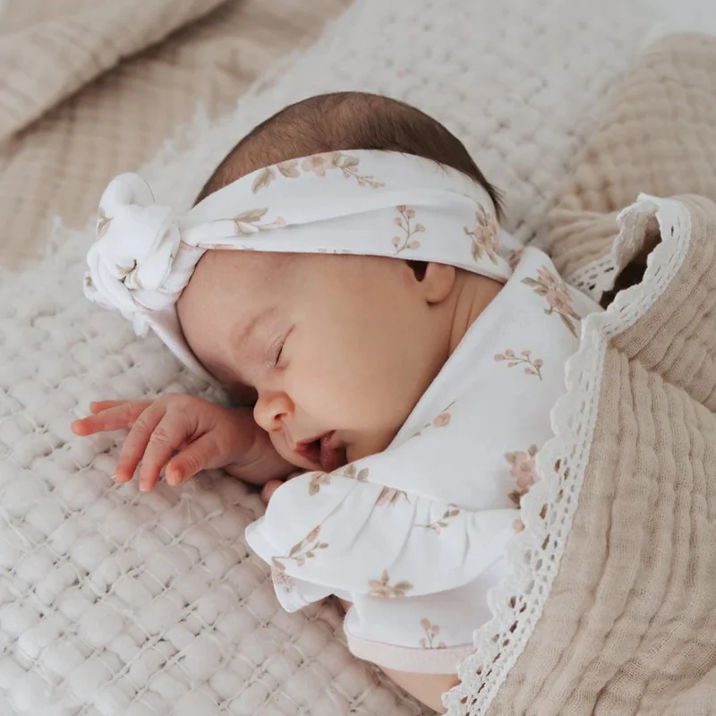 Aster & Oak Blossom Zip Romper - White - Image 4