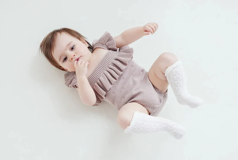 Aster & Oak Wild Rose Knit Romper - Wild Rose - Image 3