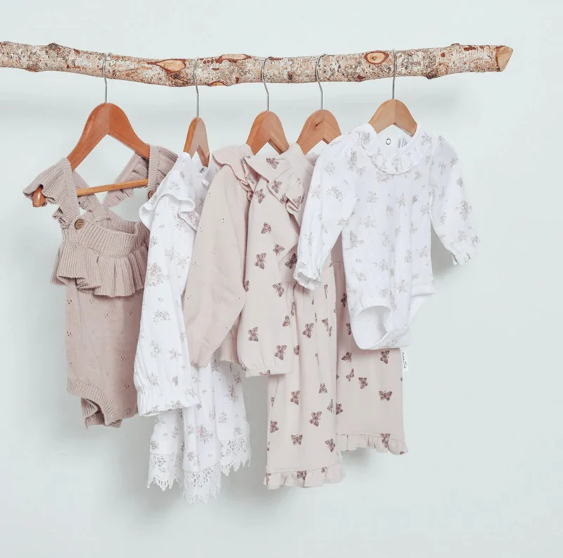 Aster & Oak Wild Rose Knit Romper - Wild Rose - Image 4