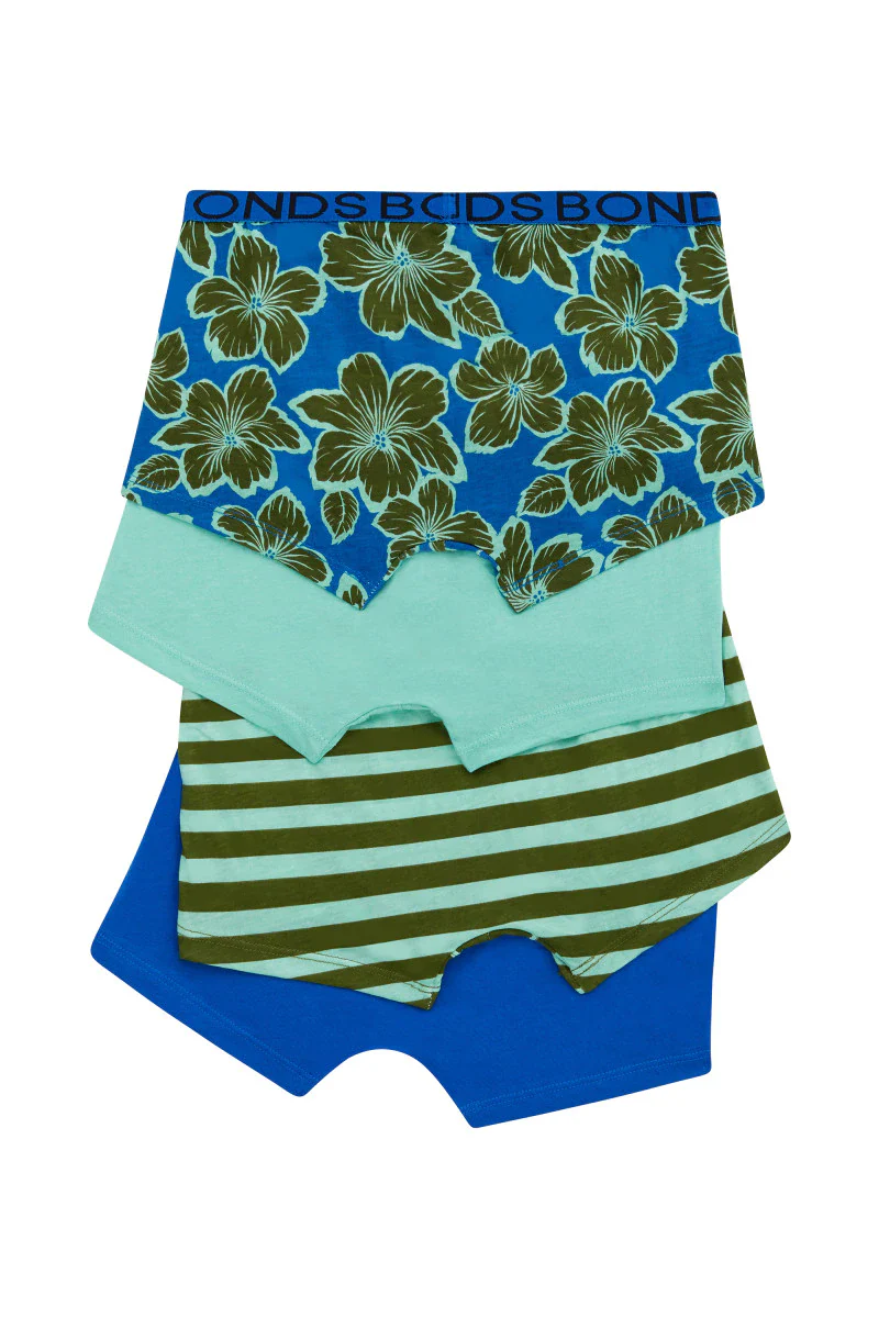 Bonds Boys Trunk 4 Pack - Mini Tropical Breeze - Image 3