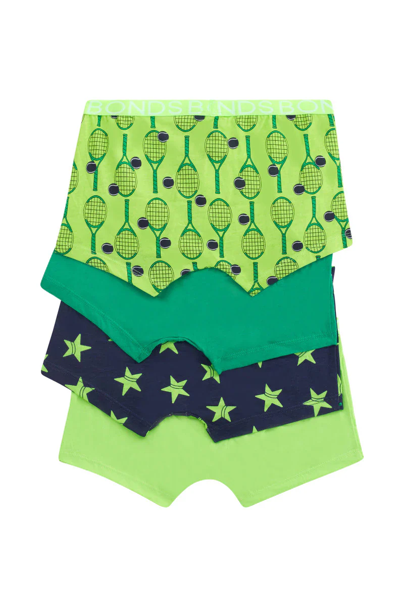 Bonds Boys Trunk 4 Pack - Racket Rascals - Image 2