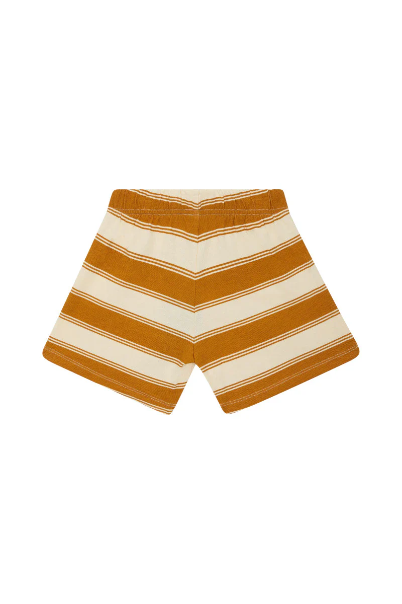 Bonds Kids Rugby Shorts - Rugby Stripe Gold Rush Levitating - Image 2
