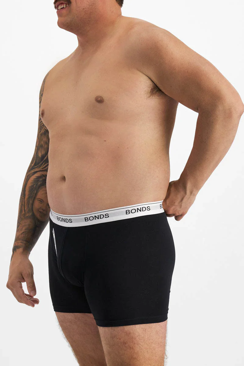 Bonds Men's Guyfront Mid Trunk - Black - Image 2