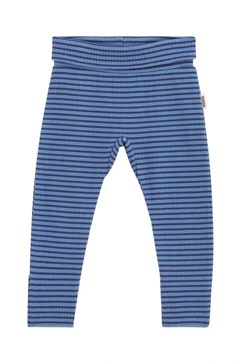 Bonds Newbies Wide Needle Rib Legging - Denim Fade / Bastille Blue