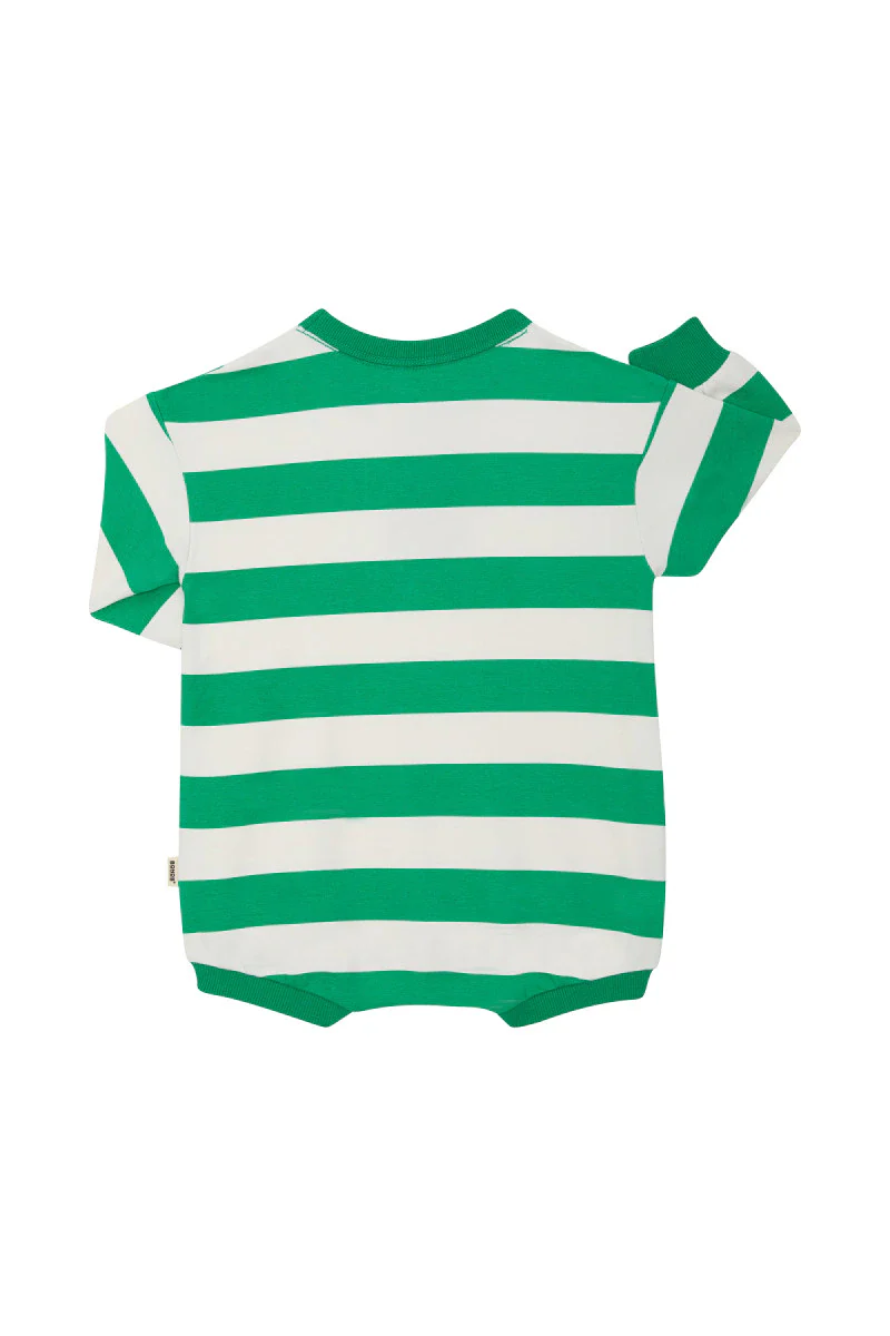 Bonds Soft Threads Terry Slouchy Suit - Horizontal Rugby Stripes Frog - Image 2