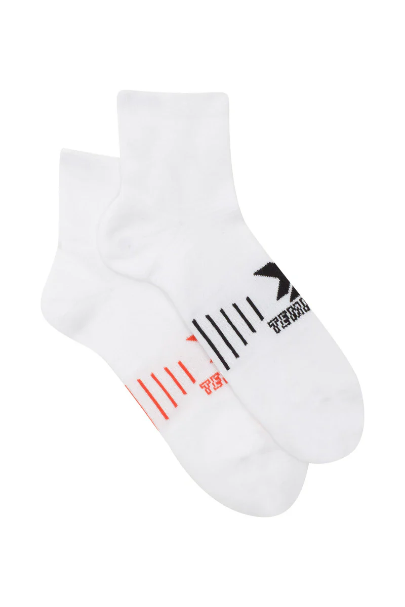 Bonds Womens X-Temp Max Quarter Crew Socks 2 Pack - White