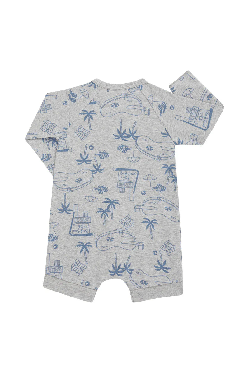 Bonds Wondercool Short Leg Wondersuit - Bonds Beach Club Blue - Image 3