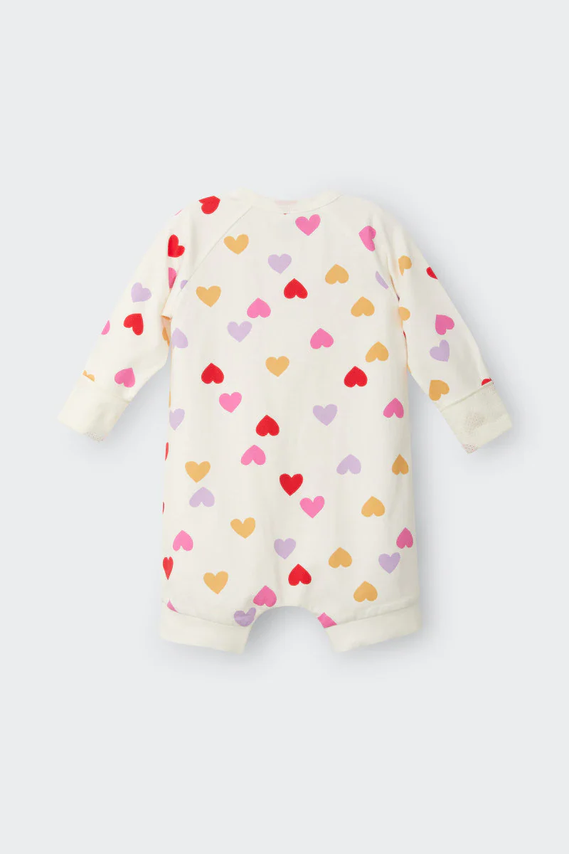 Bonds Wondercool Short Leg Wondersuit - Heart Confetti - Image 2