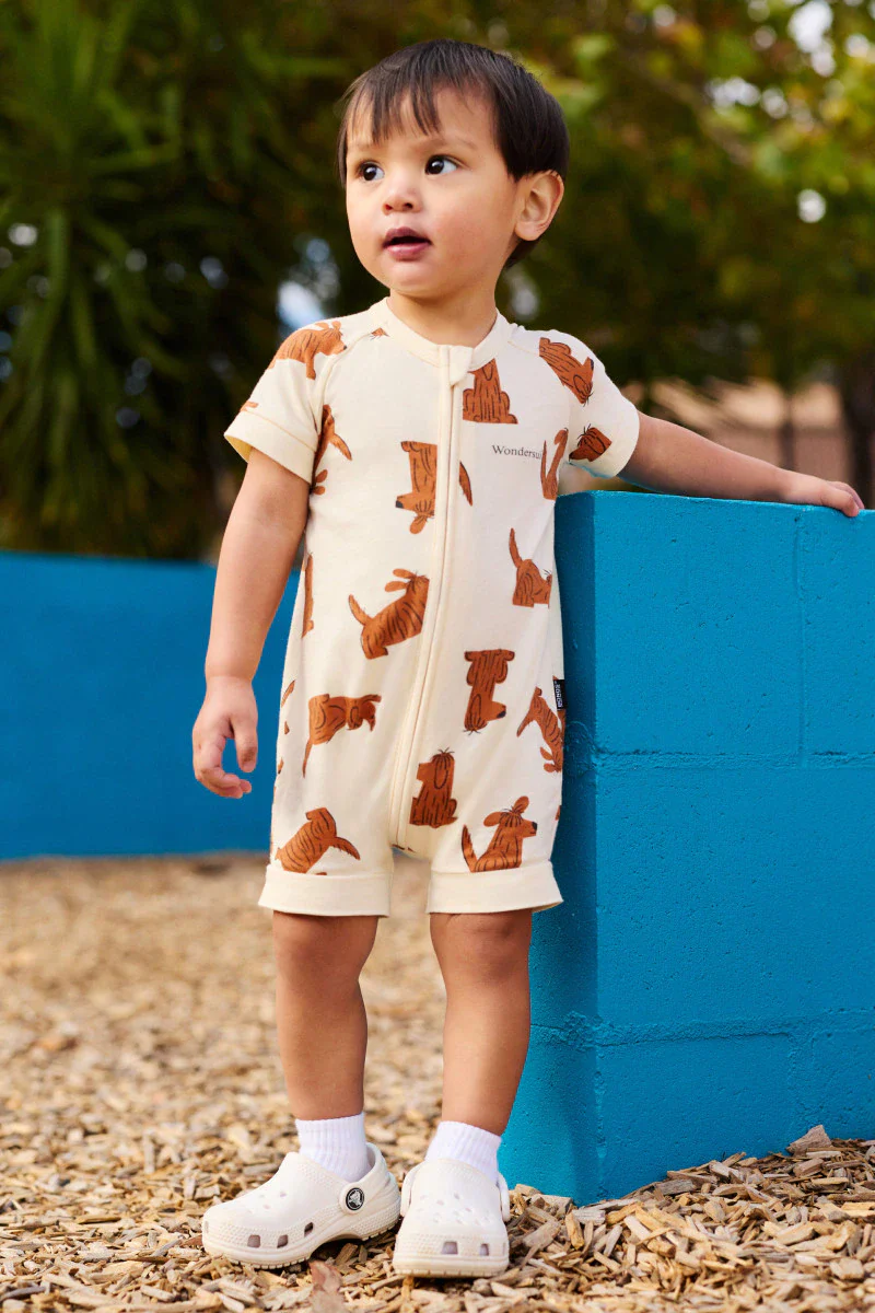 Bonds Zip Romper - Run Free Ralph Vanilla - Image 3