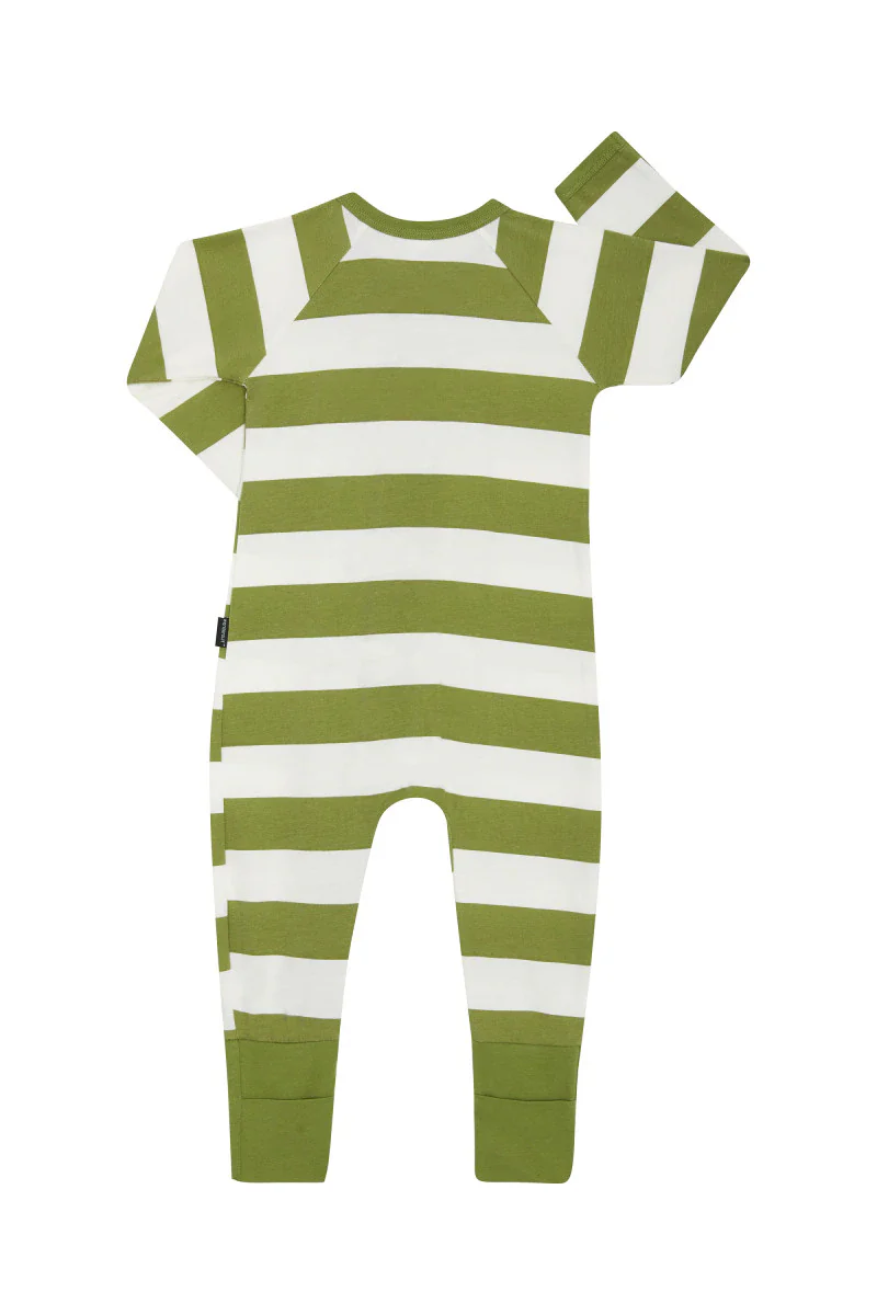Bonds Zip Wondersuit - Horizontal Ruby Stripes Jungle - Image 3
