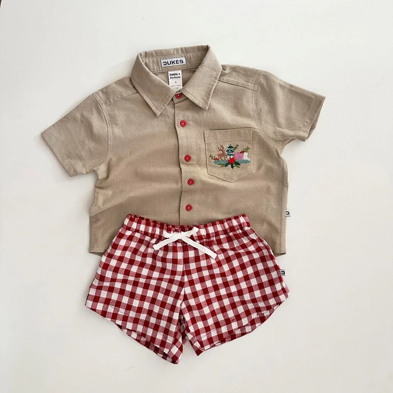 Dukes The Brand Christmas Sand Dress Shirt - Image 2