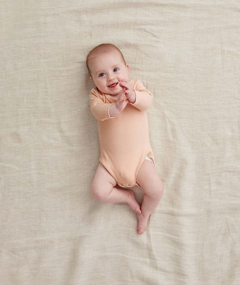 ergoPouch Australia Bodywear Long Sleeve Bodysuit 0.2 TOG - Shell - Image 3