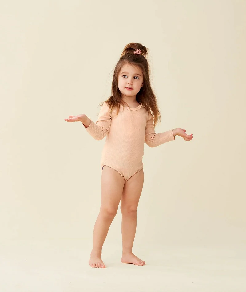 ergoPouch Australia Bodywear Long Sleeve Bodysuit 0.2 TOG - Shell - Image 4