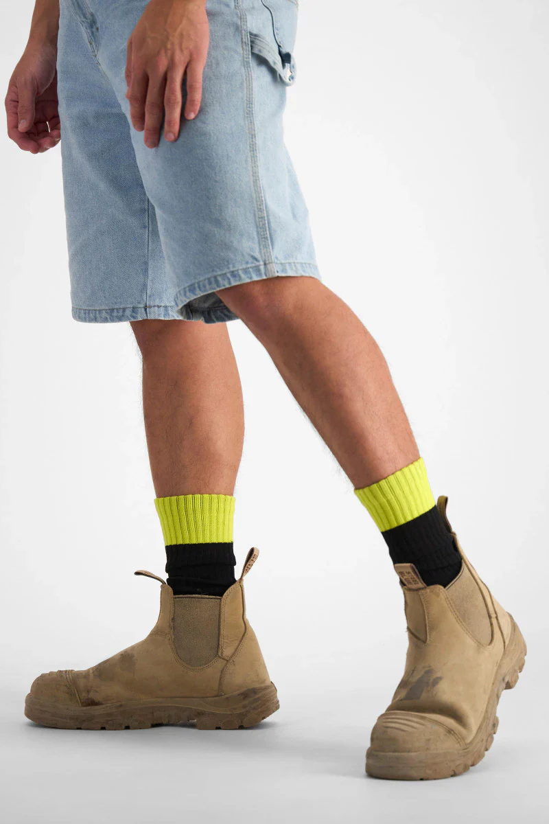 Explorer Mens Tough Work 3 Pack - Black/yellow - Image 3