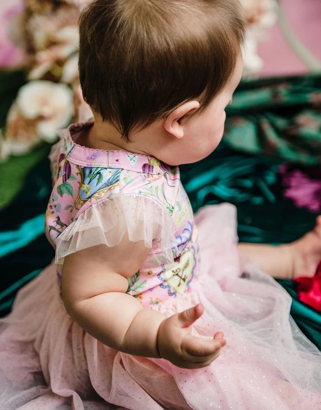 Fleur Harris 'All My Hearts' Dreamy Tutu Bodysuit Dress - Parfait Pink - Image 5