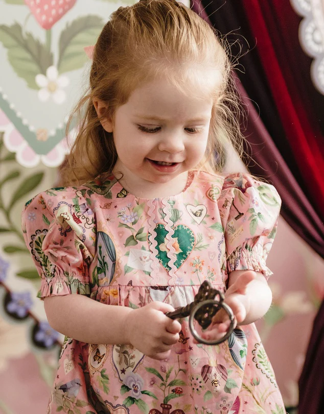 Fleur Harris 'All My Hearts' Mimi Romper - Parfait Pink - Image 4