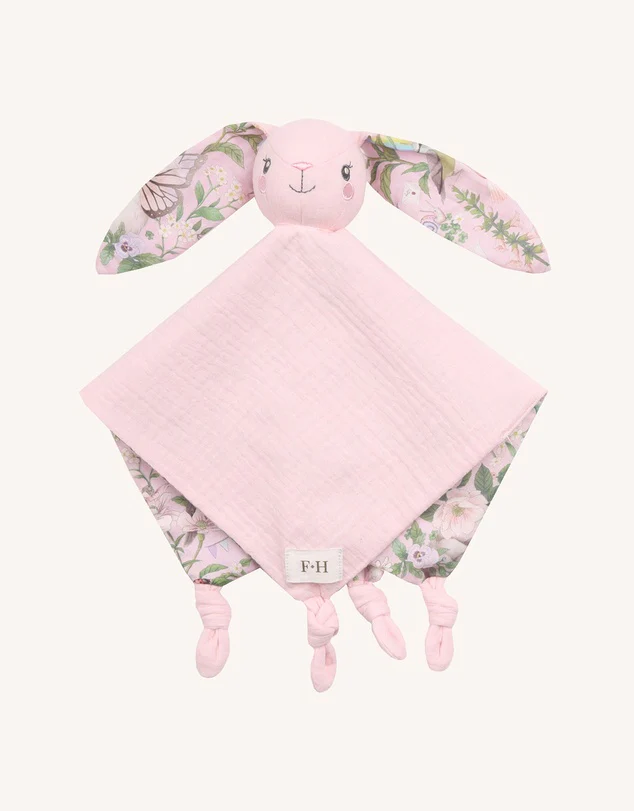 Fleur Harris Blissful Bunny Comforter - Pink Lavender