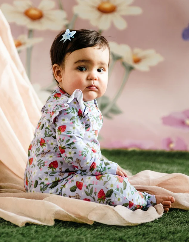 Fleur Harris 'Secret Diary' Precious Frill Coverall - Violet - Image 3