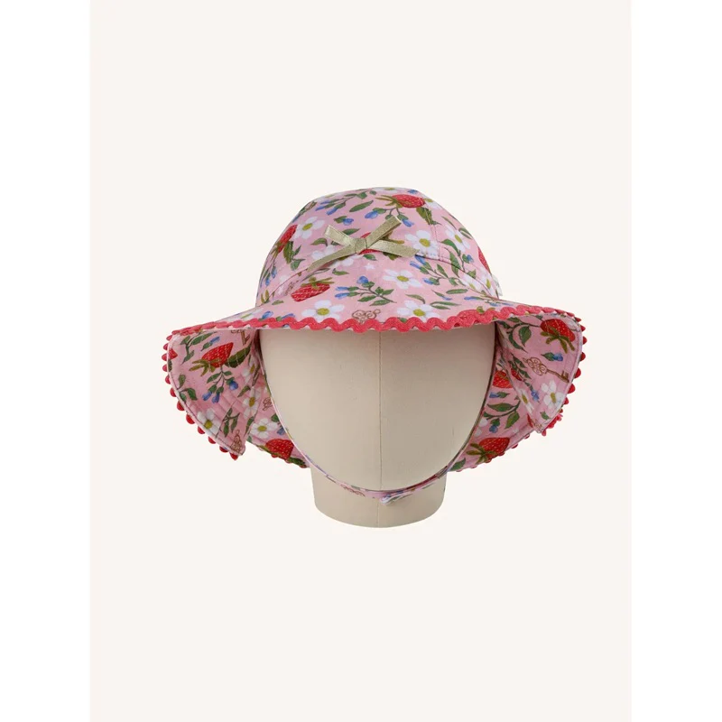Fleur Harris Sunday Baby Hat - Pink - Image 2