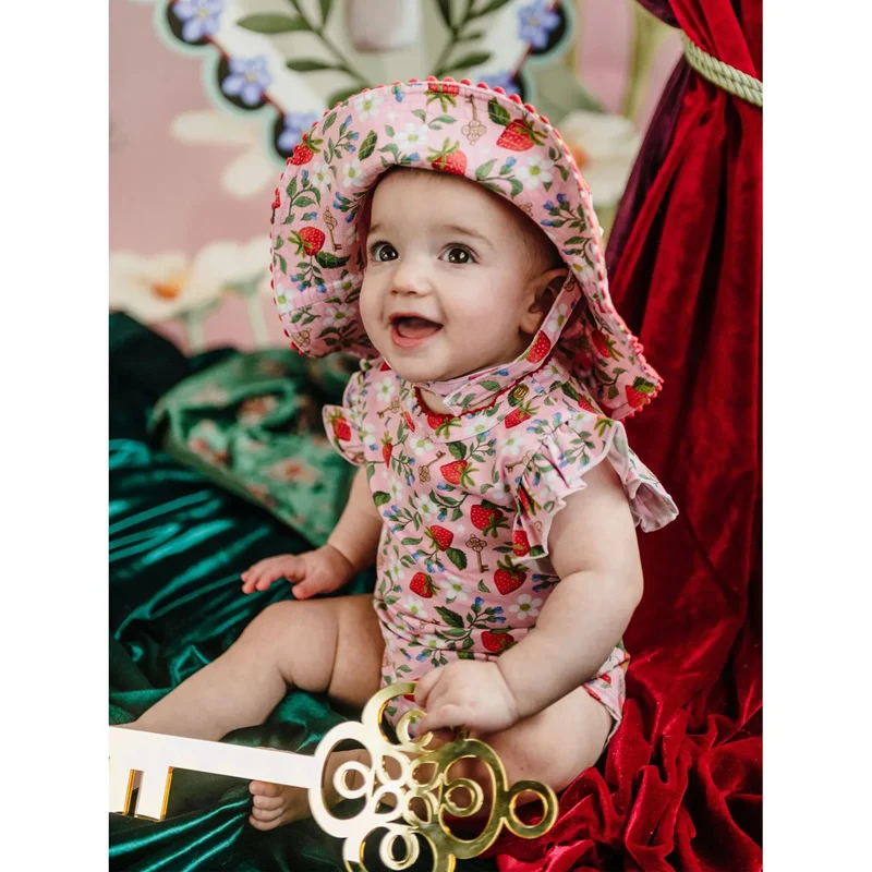 Fleur Harris Sunday Baby Hat - Pink - Image 3