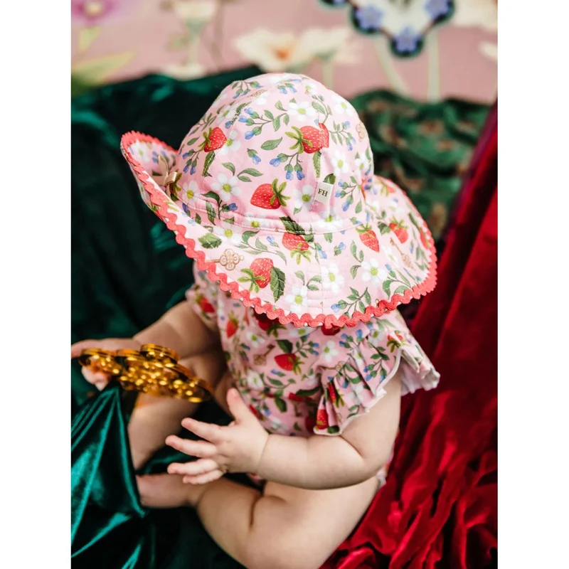Fleur Harris Sunday Baby Hat - Pink - Image 5