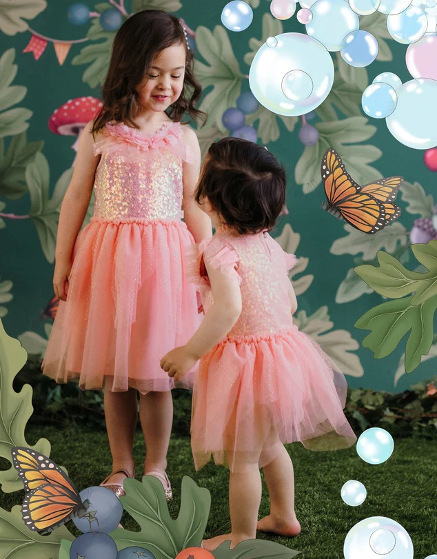 Fleur Harris 'The Magic Faraway Tree' Fancy Fairy Baby Dress - Sugar Pink - Image 4