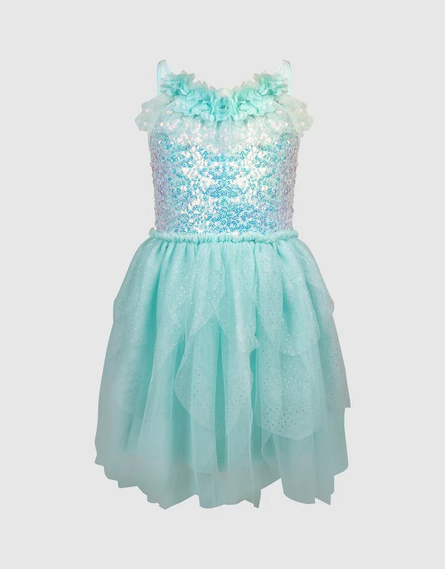 Fleur Harris 'The Magic Faraway Tree' Fancy Fairy Dress - Aqua Sky