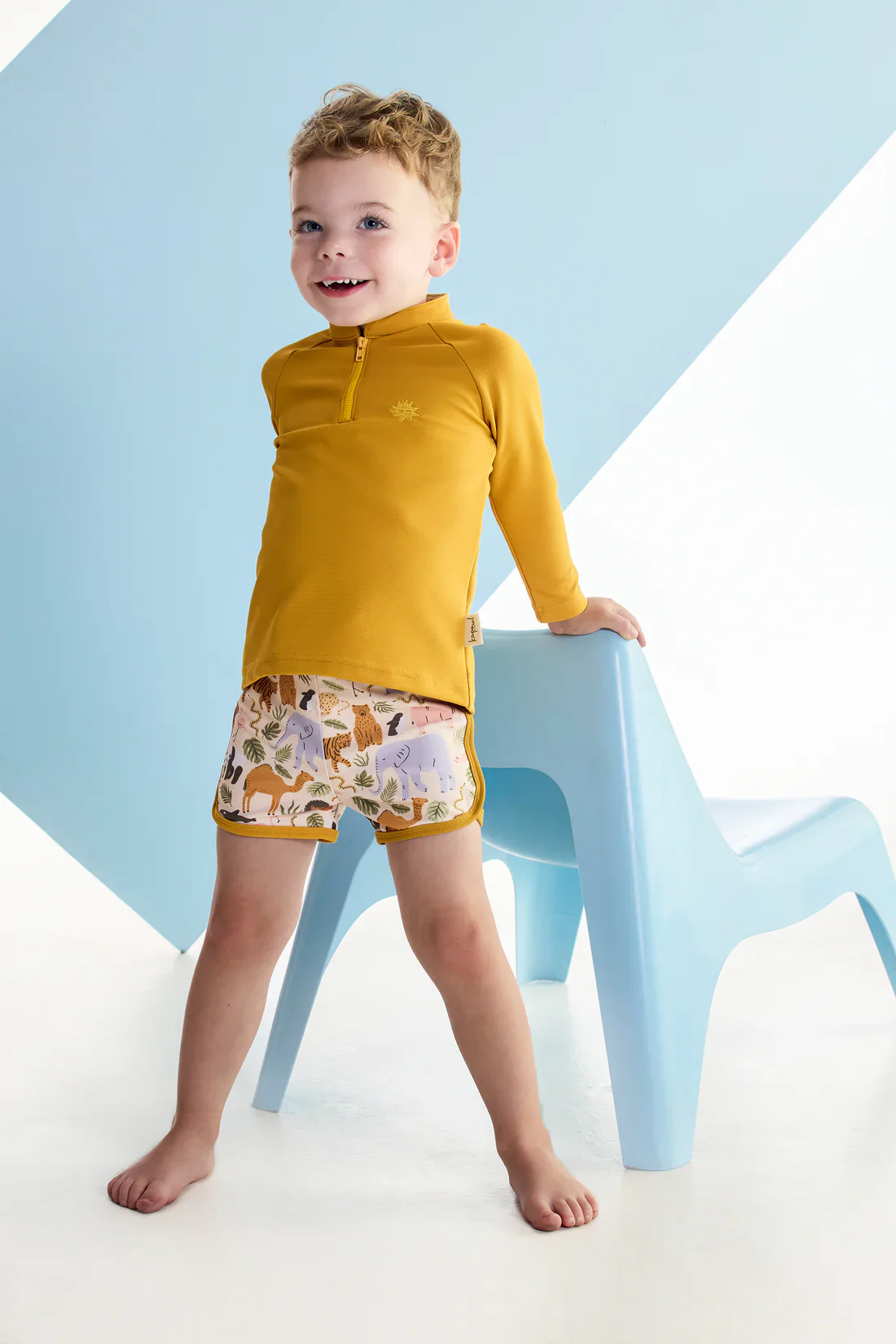 Kapow Kids Animal Kingdom Swim Trunks UPF50+ - Image 3