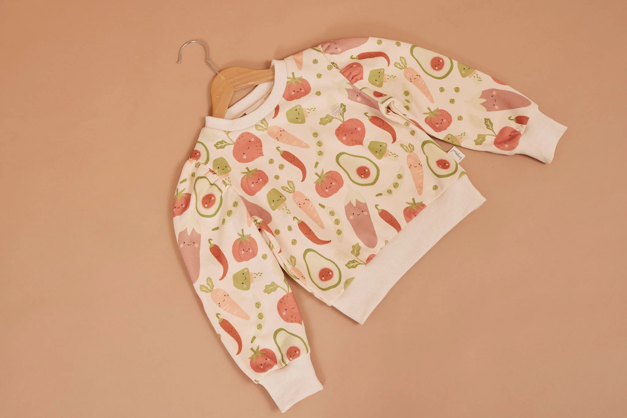Kapow Kids Veggie Crew Yardage Puff Sweater - Image 5