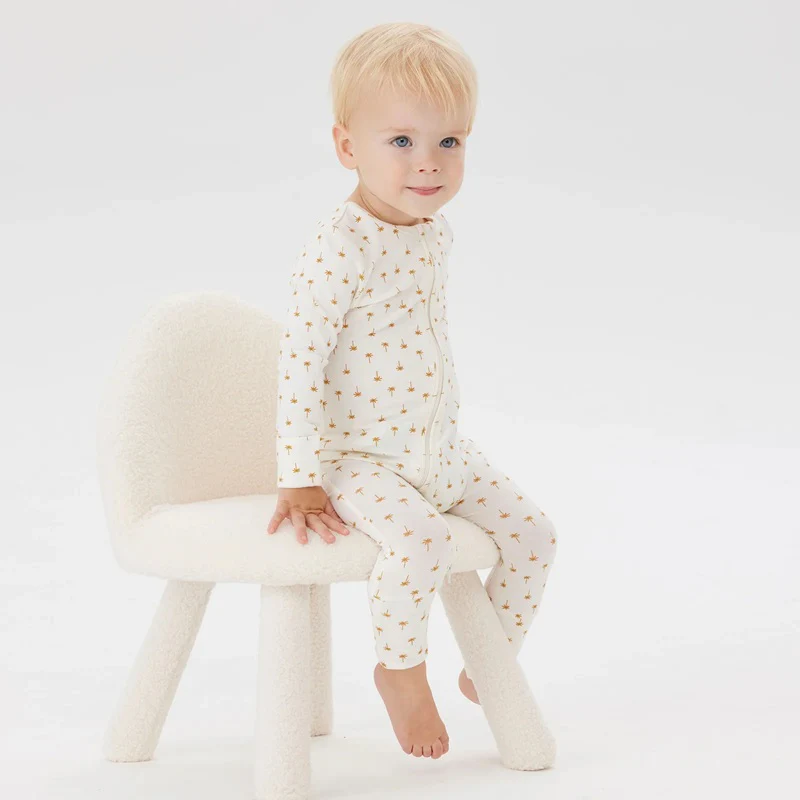 Kynd Baby Day or Night Onesie - Neutral Palm - Image 4