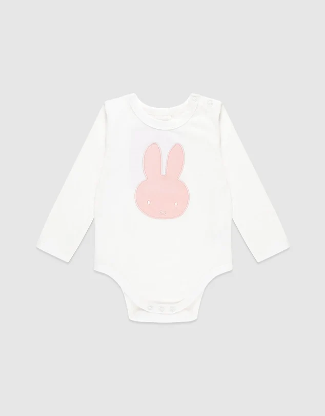 Kynd Baby Miffy Bodysuit - Pristine Pink