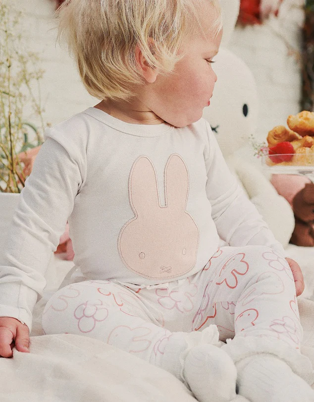 Kynd Baby Miffy Bodysuit - Pristine Pink - Image 6