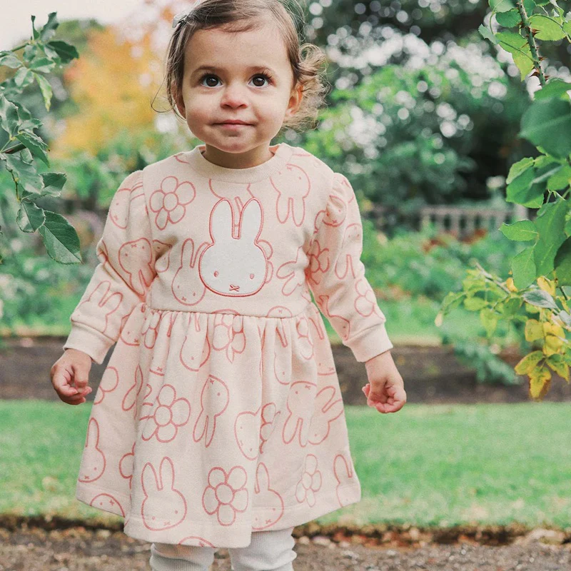 Kynd Baby Miffy Sweater Dress - Baby Pink - Image 4