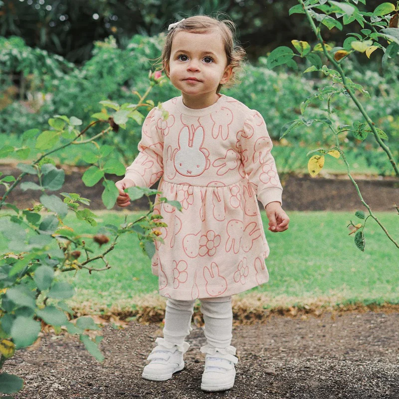 Kynd Baby Miffy Sweater Dress - Baby Pink - Image 5