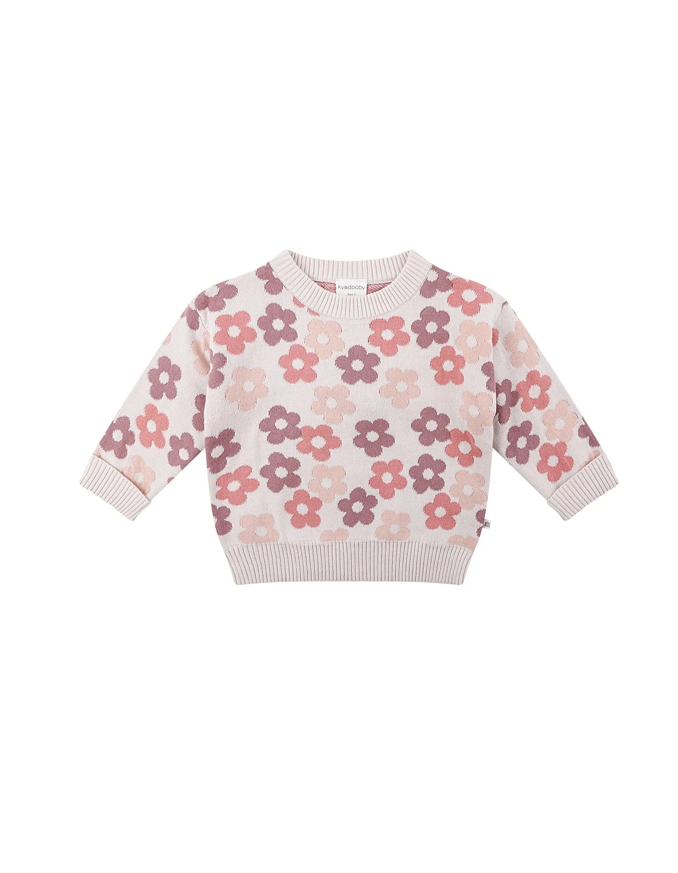 Kynd Baby Organic Jacquard Knit Jumper - Blooming