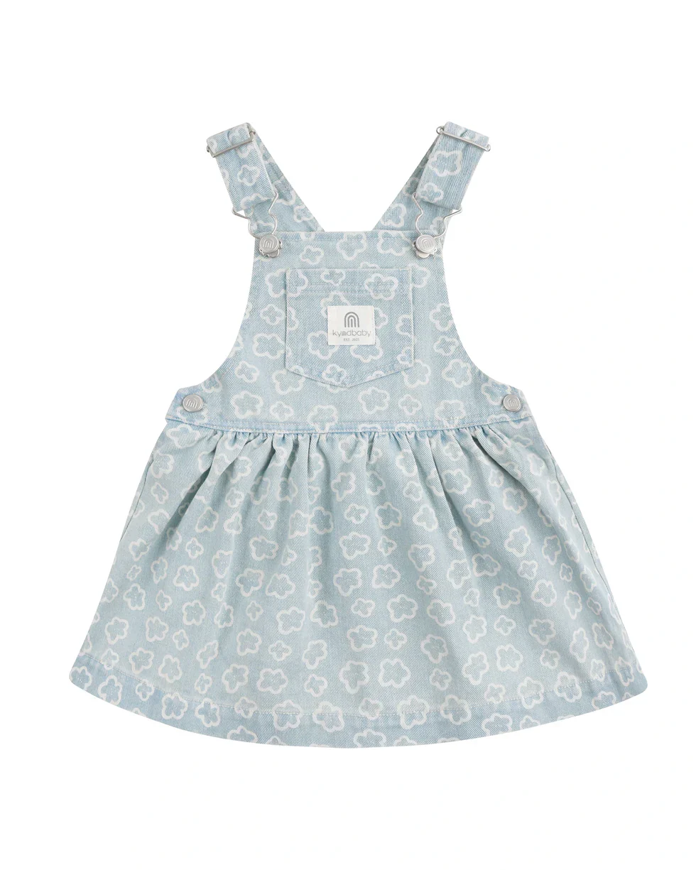 Kynd Baby Pinafore - Washed Denim