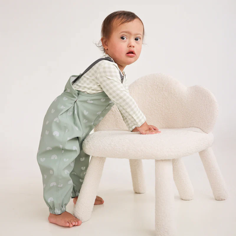 Kynd Baby Splashy Overall - Sage Rainbow - Image 4