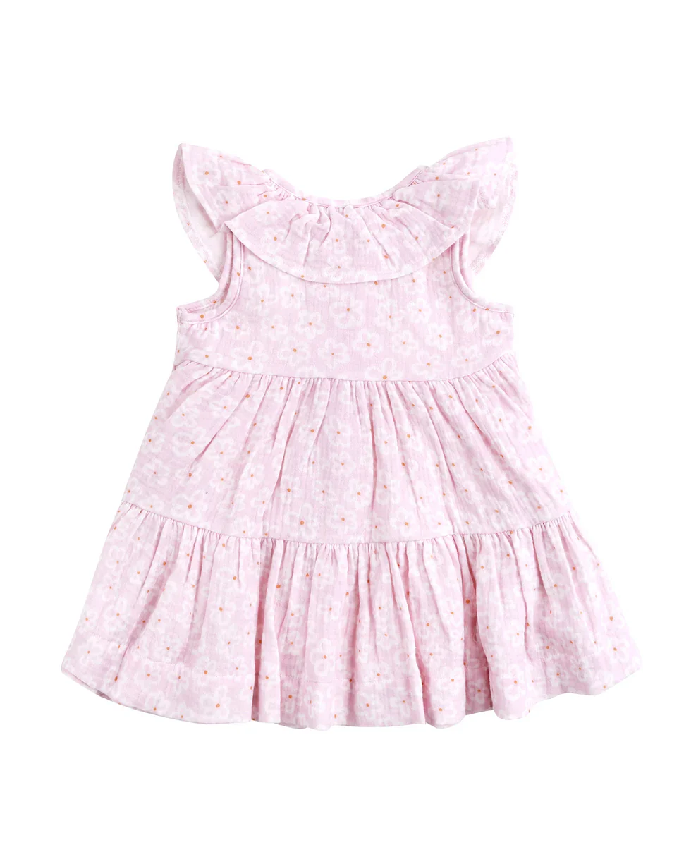 Kynd Baby Tirred Dress - Frangipani - Image 2
