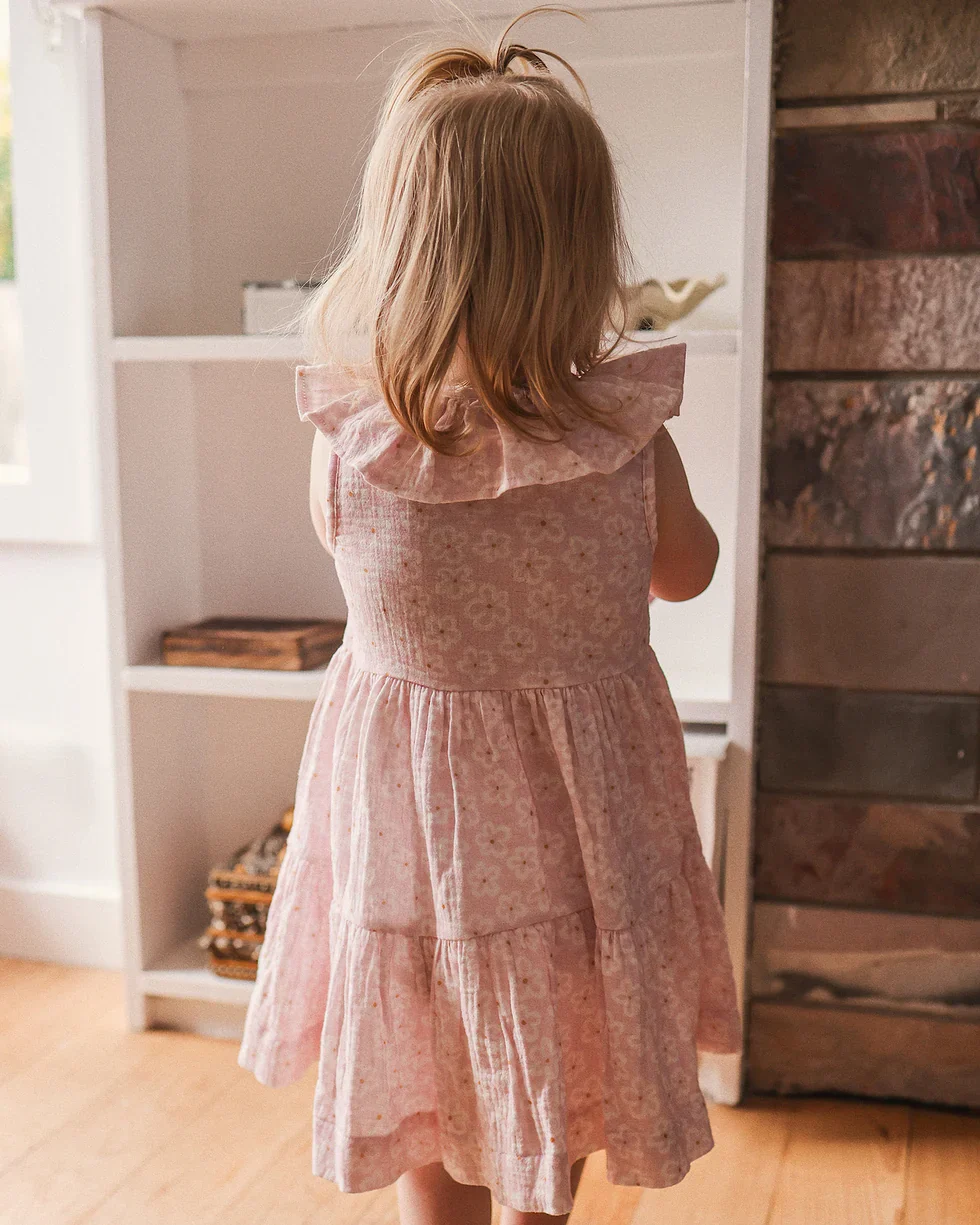Kynd Baby Tirred Dress - Frangipani - Image 5