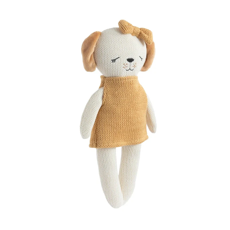 Living Textiles Knitted Animal Toy - Paula the Puppy - Image 2