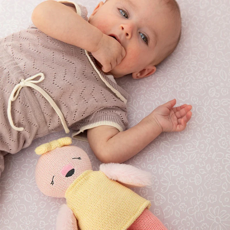 Living Textiles Knitted Animal Toy - Freya the Flamingo - Image 4