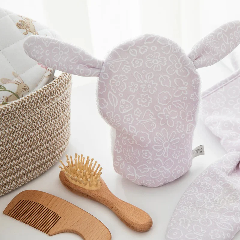 Living Textiles Organic Bath Mitt - Whimsical Wonderland - Image 3