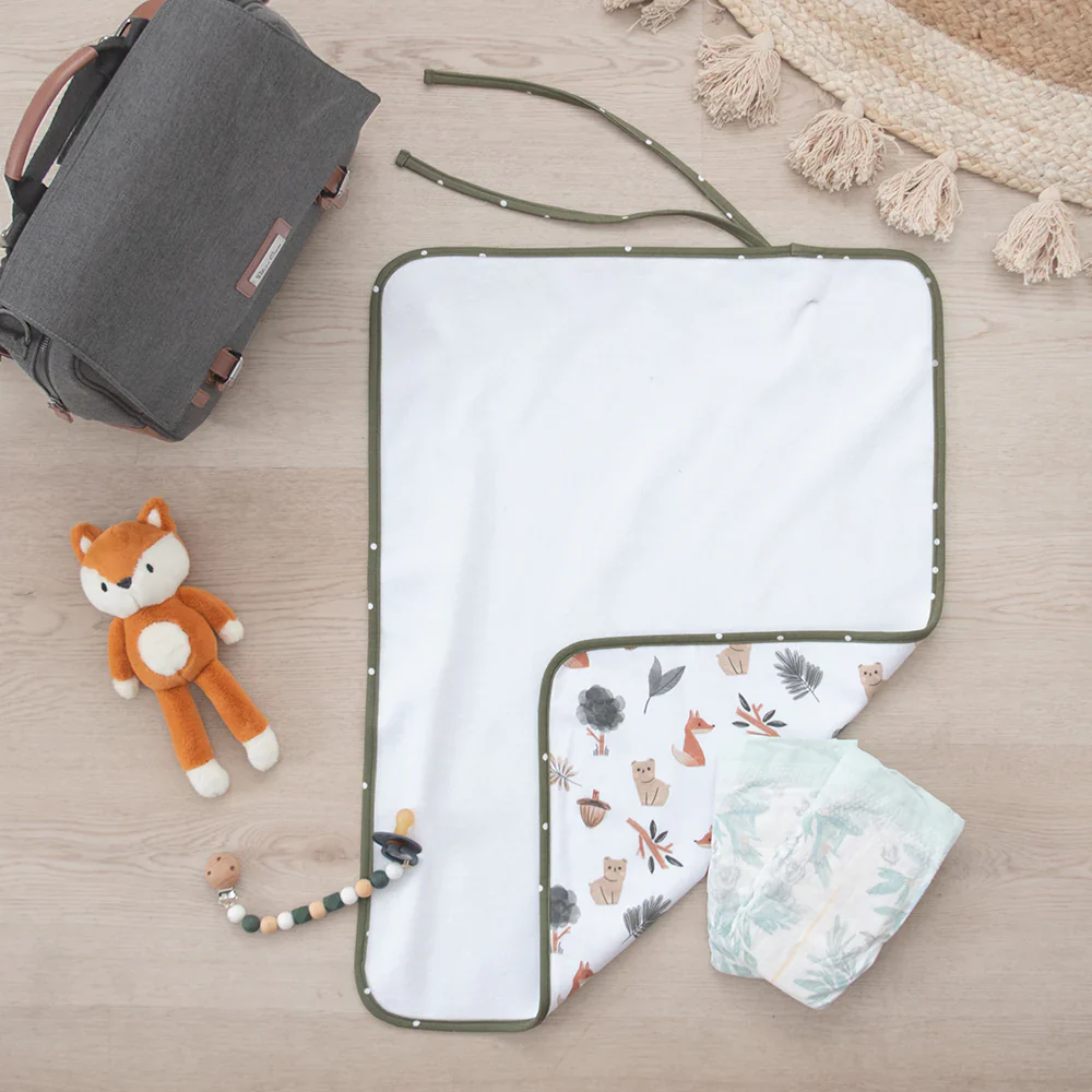 Living Textiles Travel Change Mat - Forest Retreat - Image 2