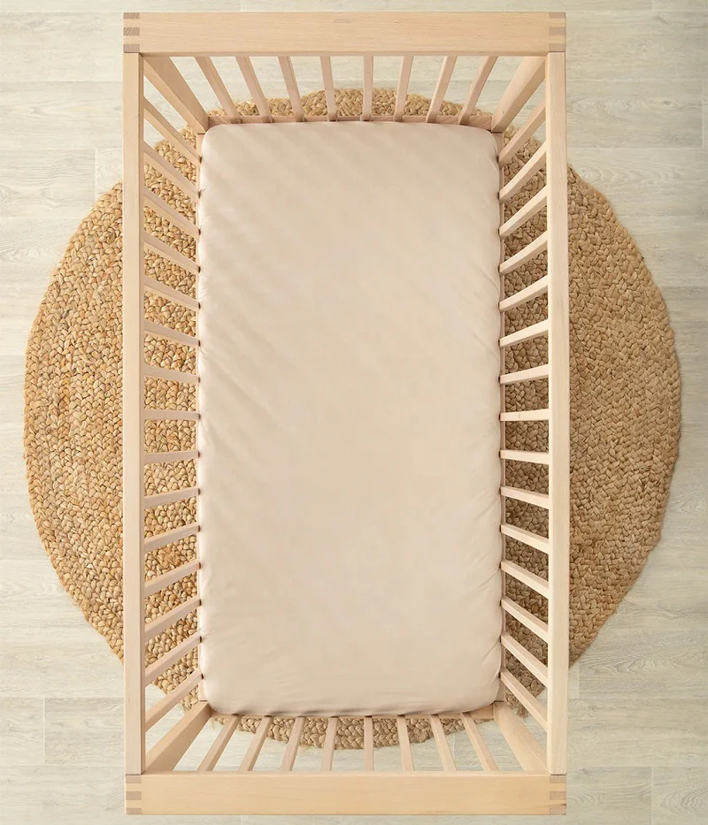 Love To Dream 2-in-1 Waterproof Sheet & Mattress Protector Sheet Cot/Crib - Taupe