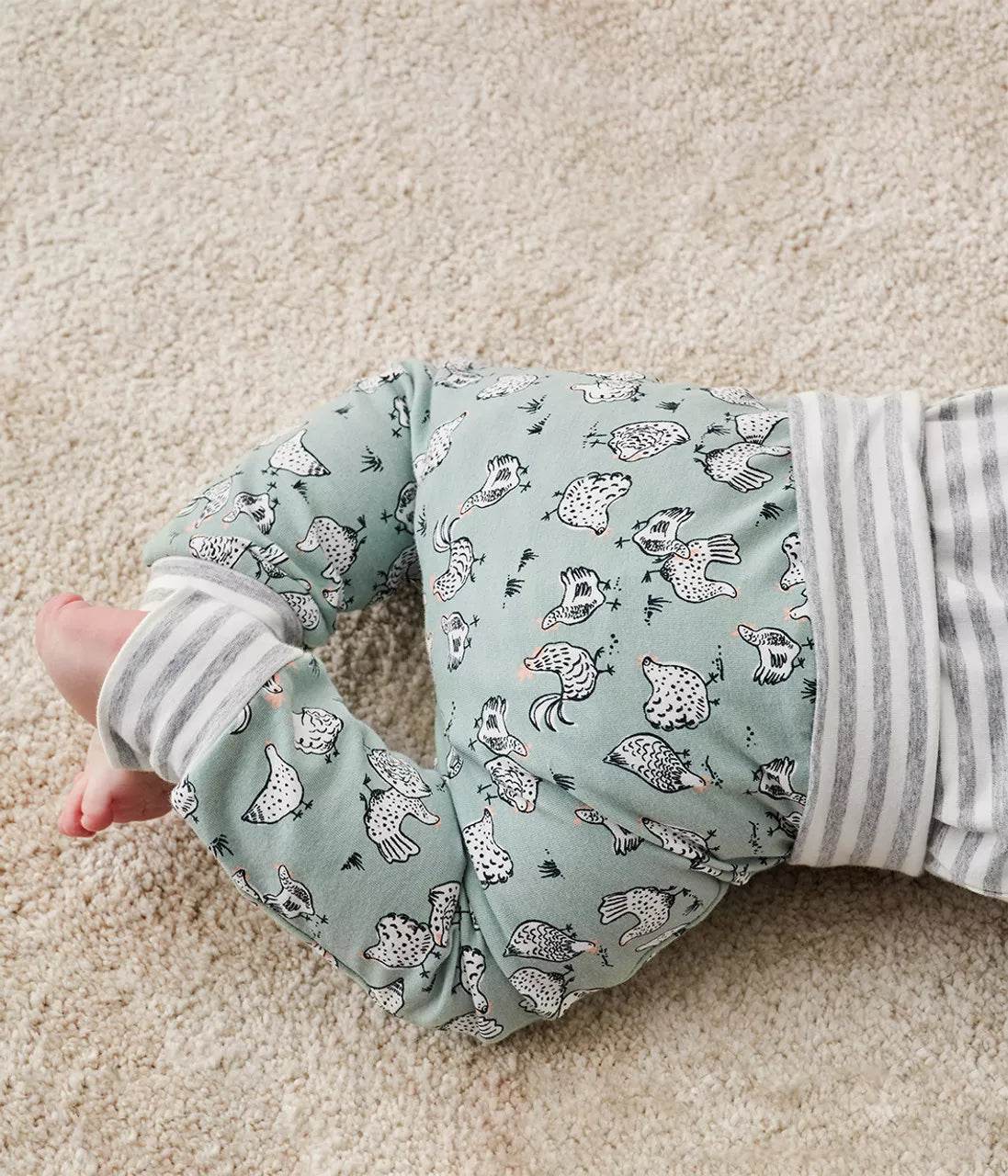 Love To Dream Cotton Leggings - Chicken Run Olive - Image 4