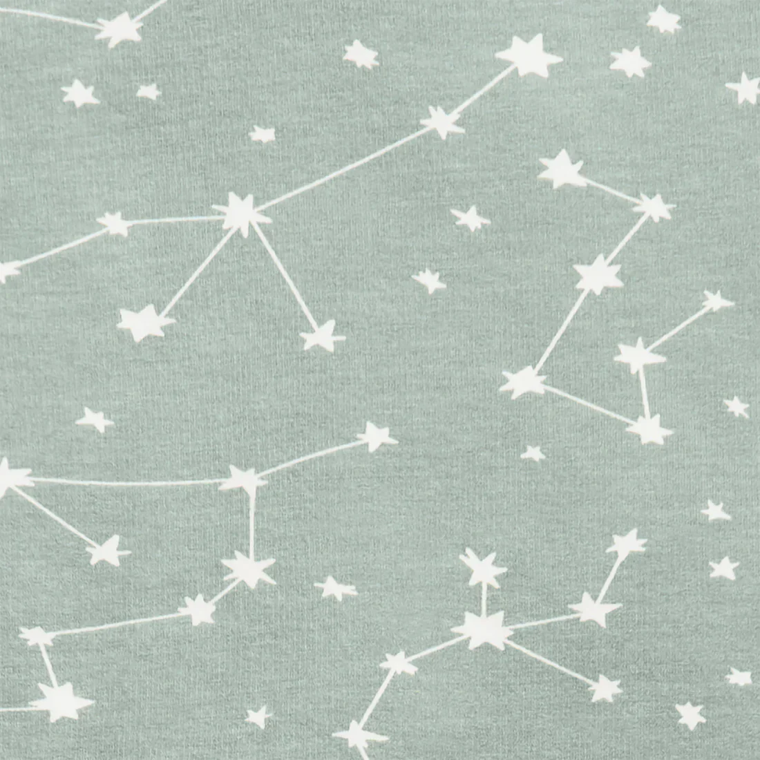 Love To Dream Organic Cotton Fleece Sleep Suit Long Sleeve 1.0 TOG - Olive Stellar - Image 3