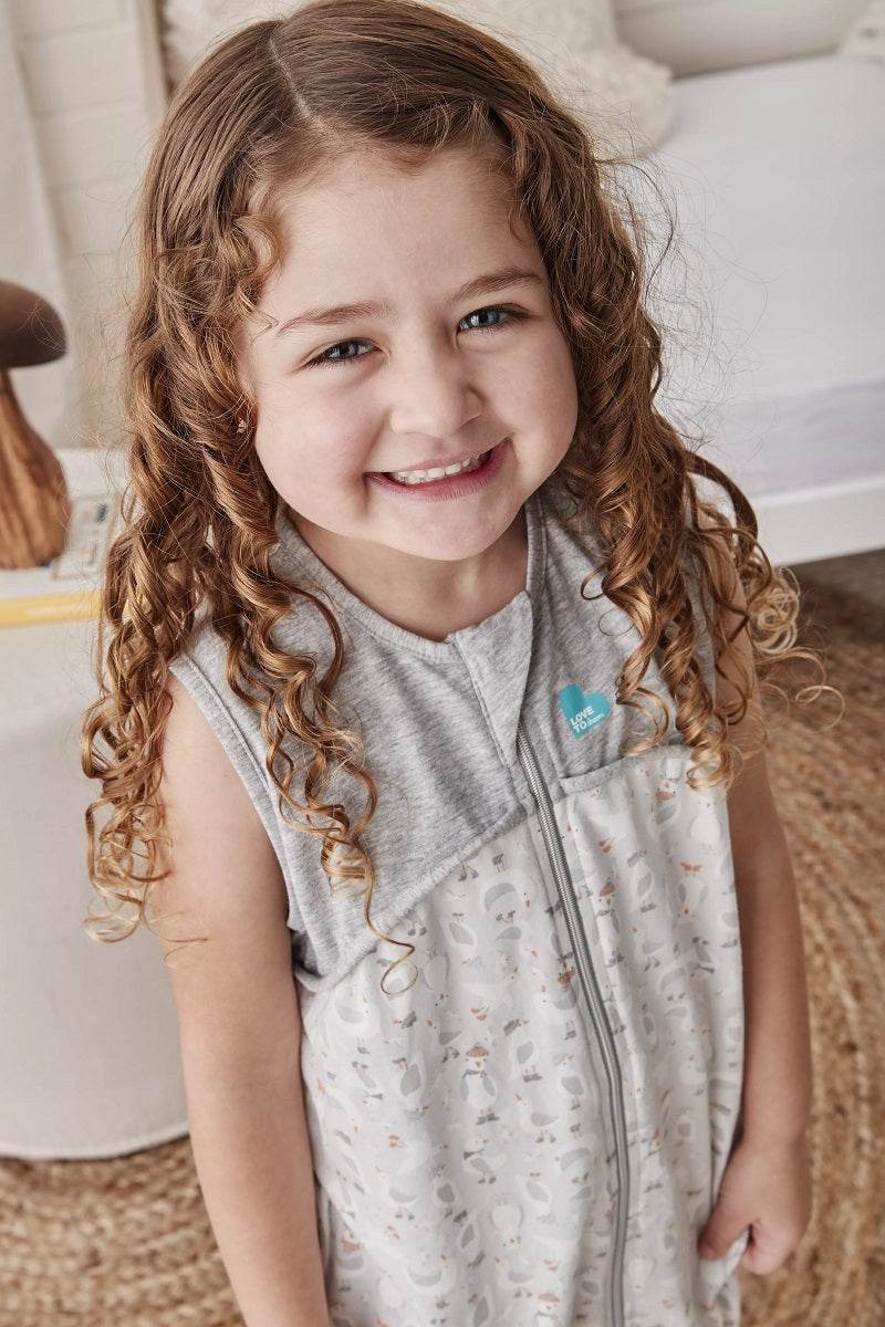 Love To Dream Sleep Suit Organic Cotton 0.2 TOG - Seagulls Grey - Image 5