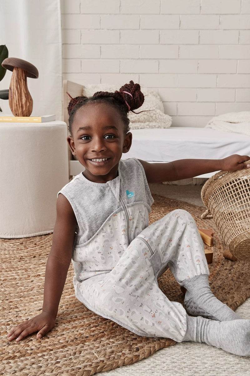 Love To Dream Sleep Suit Organic Cotton 0.2 TOG - Seagulls Grey - Image 7